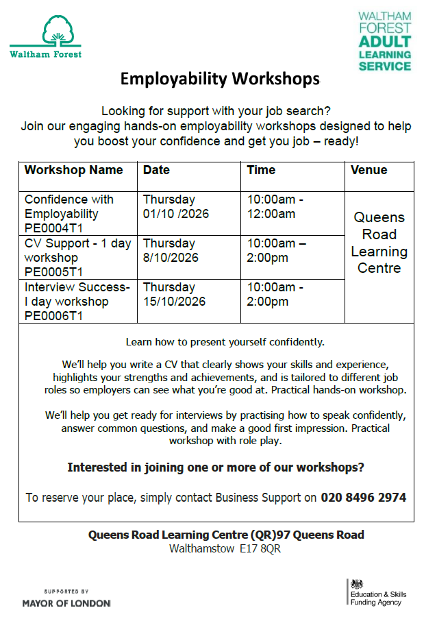 Employability Workshops